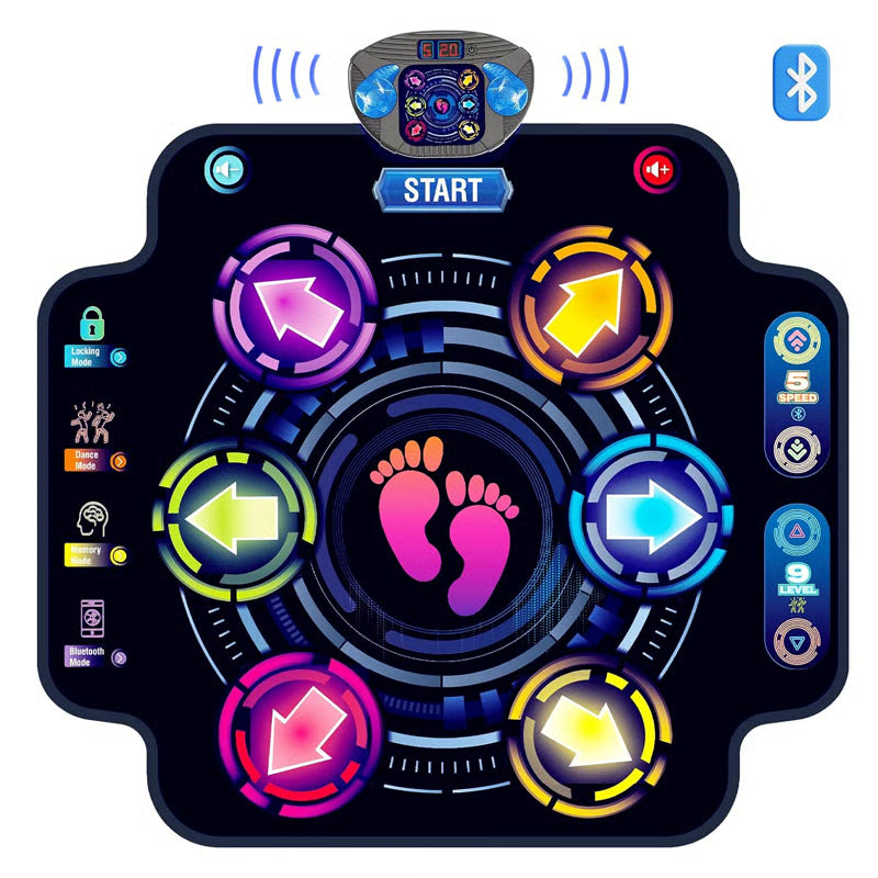 🔥(FREE SHIPPING)🔔 ✨💖 ZEPHYRAVIEW ™ Led Bluetooth Kids Dance Mat
