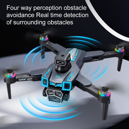 🔥(FREE SHIPPING)🔔 Brushless 5.6-inch drone with screen HD aerial photography quadcopter obstacle avoidance RC airplane