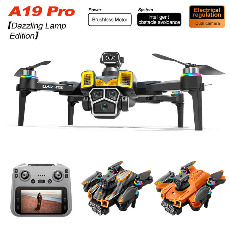 🔥(FREE SHIPPING)🔔 Brushless 5.6-inch drone with screen HD aerial photography quadcopter obstacle avoidance RC airplane