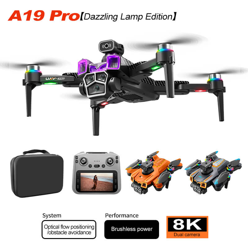 🔥(FREE SHIPPING)🔔 Brushless 5.6-inch drone with screen HD aerial photography quadcopter obstacle avoidance RC airplane