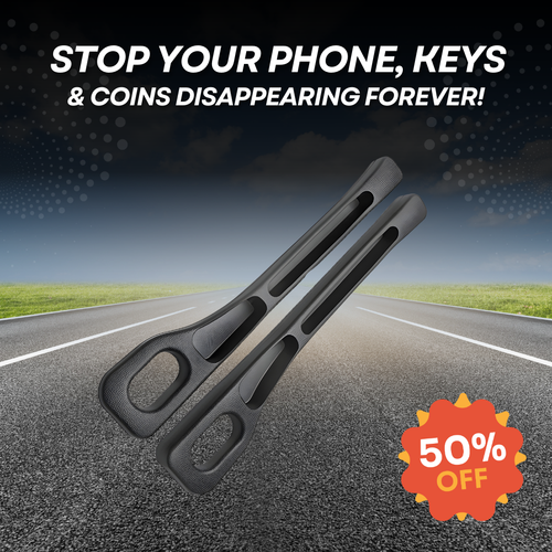 🔥 Last Day! 50% OFF 🔥 Universal Car Seat Gap Filler Strip – Anti-Drop + Seatbelt Slot