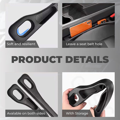 🔥 Last Day! 50% OFF 🔥 Universal Car Seat Gap Filler Strip – Anti-Drop + Seatbelt Slot