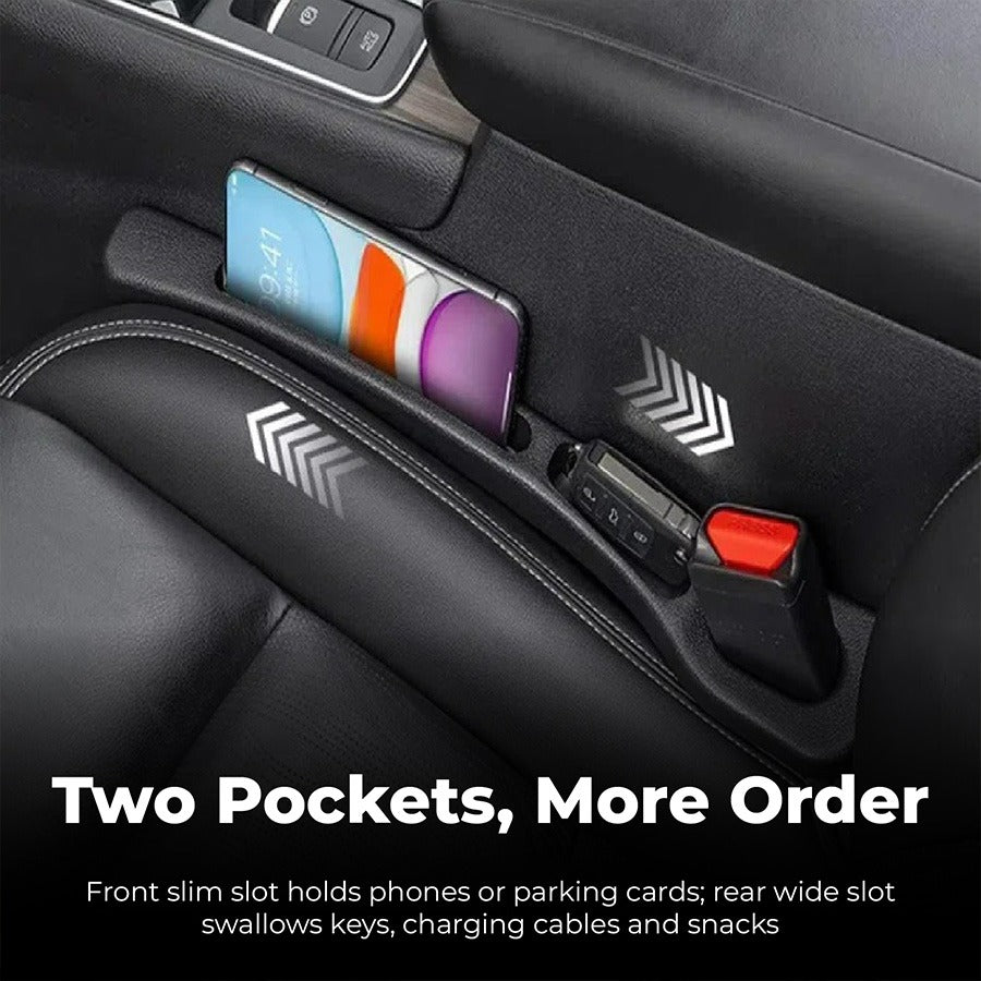 🔥 Last Day! 50% OFF 🔥 Universal Car Seat Gap Filler Strip – Anti-Drop + Seatbelt Slot