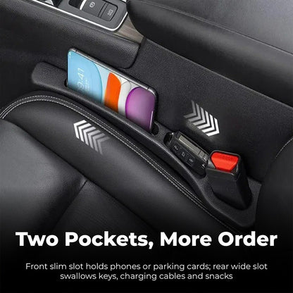 🔥 Last Day! 50% OFF 🔥 Universal Car Seat Gap Filler Strip – Anti-Drop + Seatbelt Slot