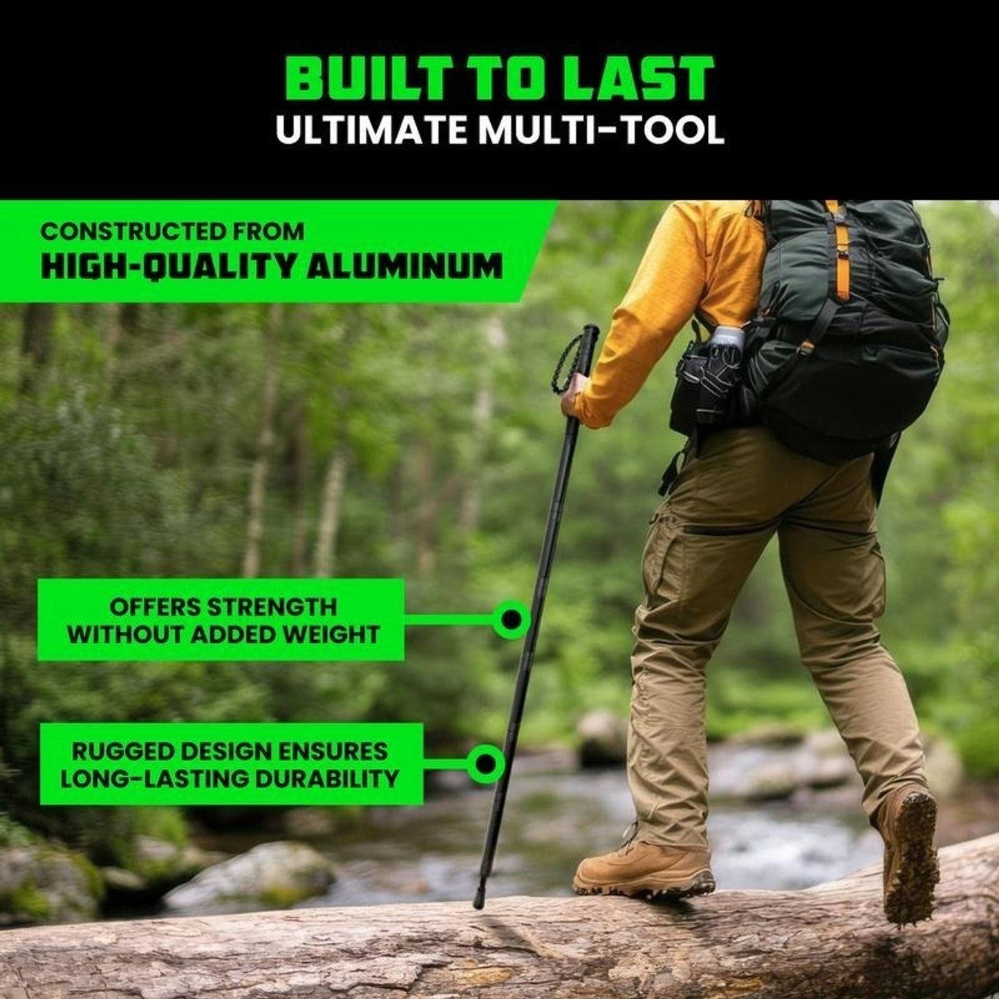 🔥 Last Day! 50% OFF 🔥 Tactical Hiking Stick